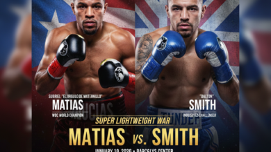 Subriel Matias vs Dalton Smith Fight Poster Newswireni
